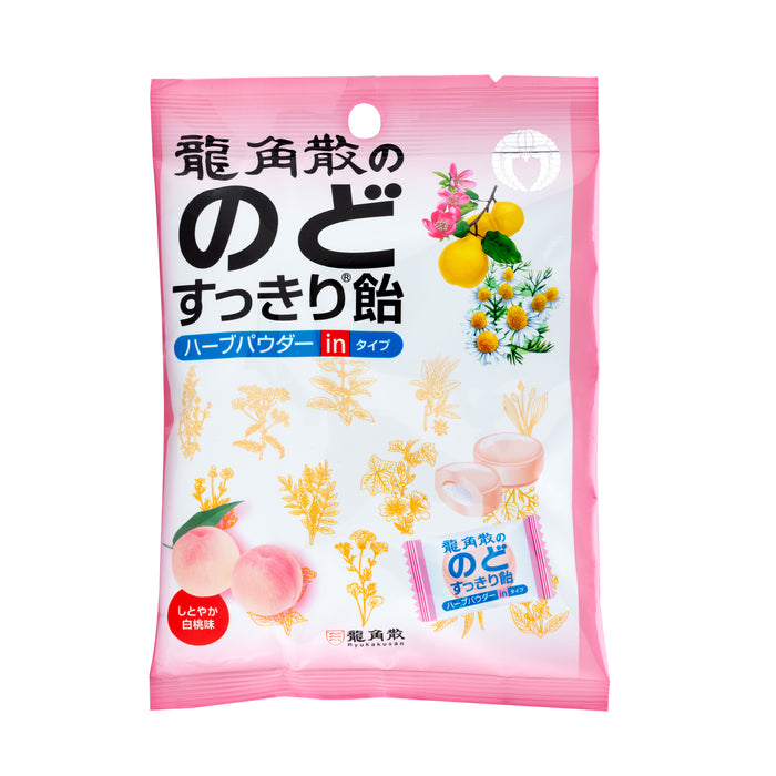 Ryukakusan Powder-In Herbal Drop (White Peach)